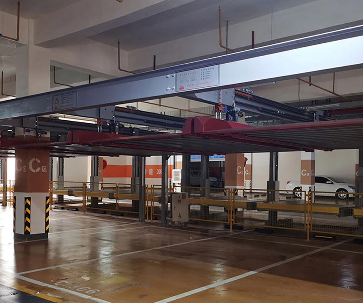 珙縣2層簡易升降停車立體車庫回收